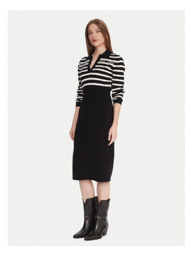 Liu Jo Плетена рокля TF5215 MS63L Черен Regular Fit