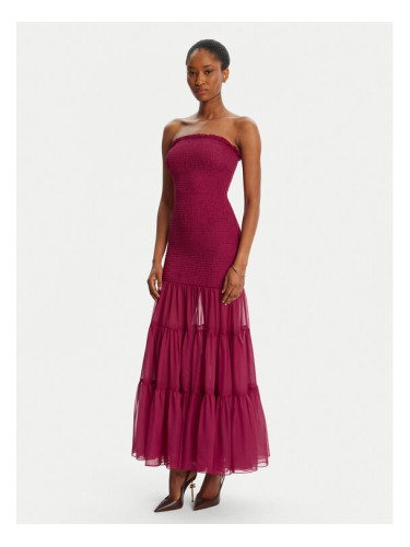 Bardot Лятна рокля Azura Strapless 59882DB Розов Slim Fit