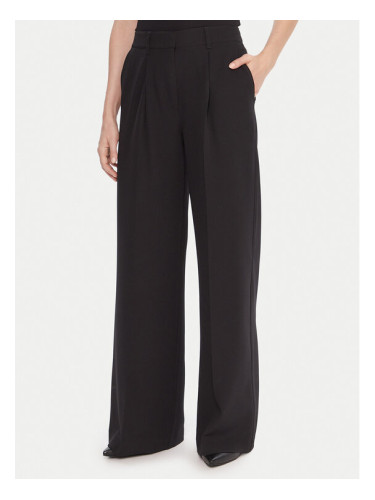 BOSS Панталони тип палацо C_Tiwi2 50545580 Черен Wide Leg