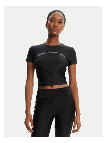 Versace Jeans Couture Тишърт 79HAH6A2 N0008 Черен Slim Fit