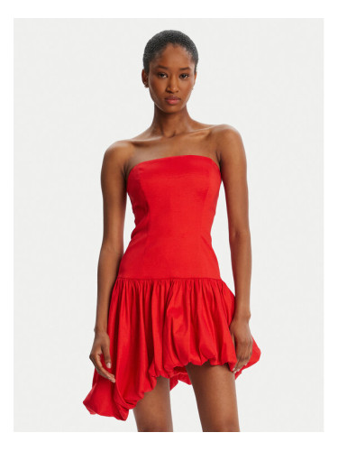 Bardot Коктейлна рокля Alyna Straples Mini 59981DB Червен Slim Fit