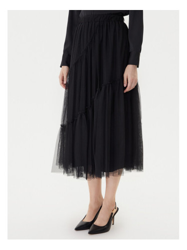 TWINSET пола от тюл 252LI2RAA Черен Regular Fit