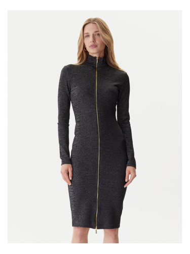 Just Cavalli Ежедневна рокля 79PAO905 J0251 Черен Slim Fit