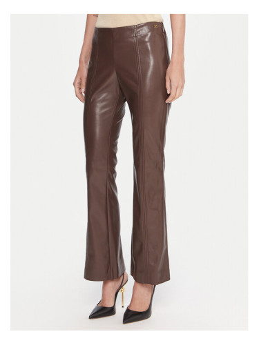 Marciano Guess Панталони от имитация на кожа 5BGB09 7389A Кафяв Slim Fit