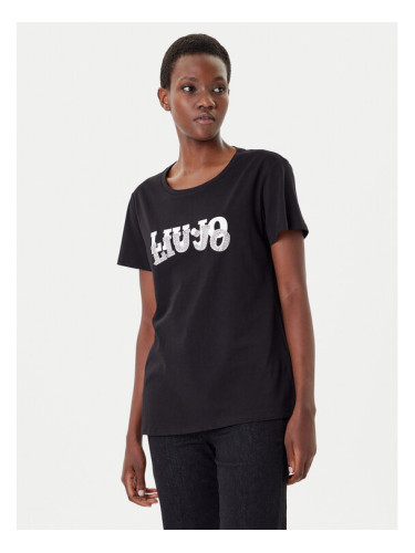 Liu Jo Sport Тишърт TF5280 JS923 Черен Regular Fit