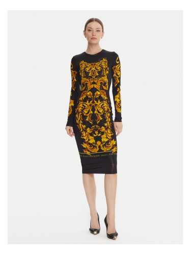 Versace Jeans Couture Ежедневна рокля 79HAO9P0 JS524 Черен Slim Fit