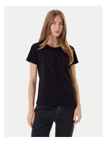 Liu Jo Sport Тишърт TF5166 JS003 Черен Regular Fit