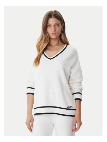 Liu Jo Sport Пуловер TF5229 MS59L Екрю Regular Fit