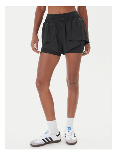 Girlfriend Collective Спортни шорти Fallon 4093 Черен Regular Fit