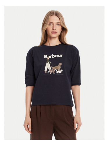 Barbour Блуза Woodhouse LTS0686NY73 Тъмносин Regular Fit