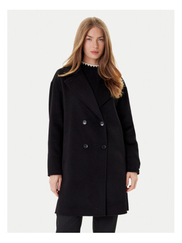 Marella Вълнено палто Good 2523016031 Черен Regular Fit