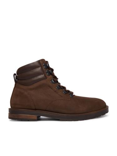 Tommy Hilfiger Зимни обувки Cleated Hilfiger Wrm Hook Boot FM0FM05699 Кафяв