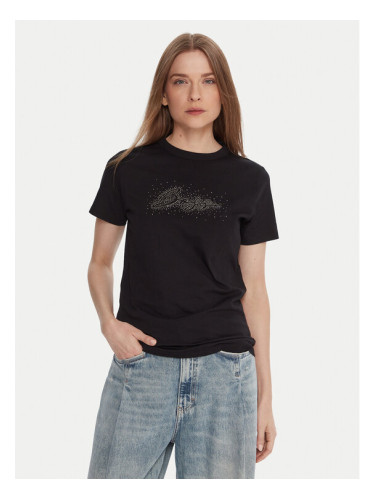 BOSS Тишърт C_Elogo 50551428 Черен Slim Fit