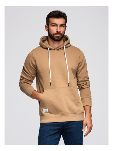 Ombre Men's BASIC kangaroo hooded sweatshirt