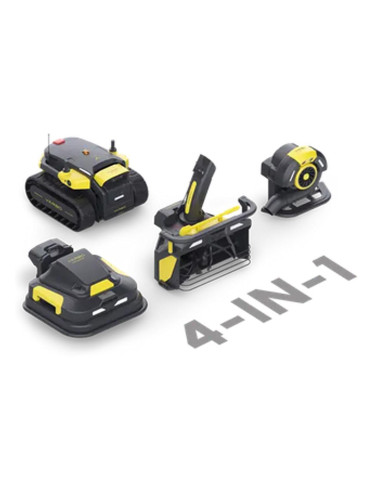 Робот YARBO с модул за косене на трева, модул за снегопочистване и духалка за листа ( Yarbo 4-in-1 Yard Robot, EAN: 5949152403282)