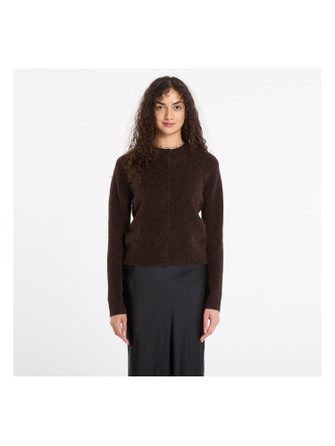 Пуловер Samsøe Samsøe Nor Short Cardigan Black Coffee XS