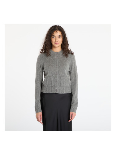 Пуловер Samsøe Samsøe Saelif Short Cardigan Dark Grey Melange XS