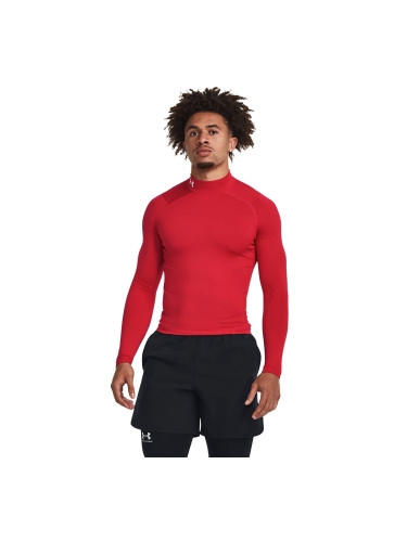Тениска Under Armour Cg Armour Comp Mock Red L