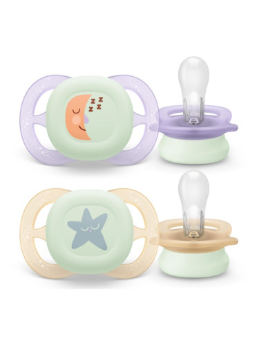 Philips Avent Ultrastart Day&Night SCF075/17 0-2 m биберон Girl 2 бр.