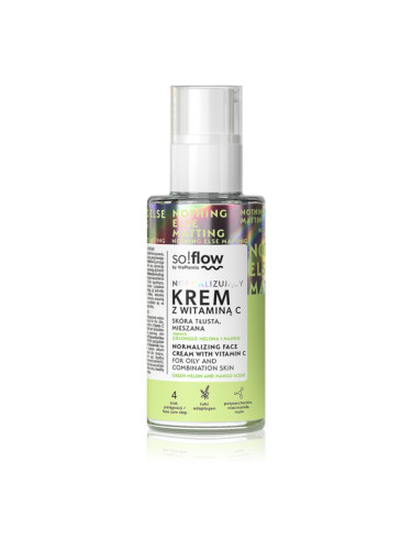 so!flow Normalizing Face Cream With Vitamin C нормализиращ крем за мазна кожа с витамин С 50 мл.