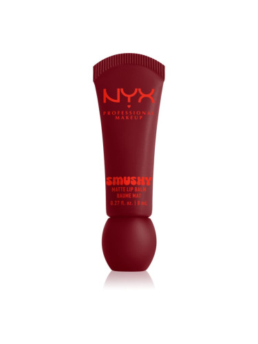 NYX Professional Makeup Smushy Matte Lip Balm балсам за устни с матиращ ефект цвят Swipe 2 Smooth 8 мл.