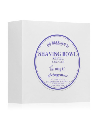 D.R. Harris Shawing Bowl Refill сапун за бръснене пълнител Lavender 100 гр.