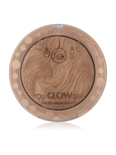 J.Cat Beauty You Glow Girl печен хайлайтър цвят 102 Twilight 8.5 гр.
