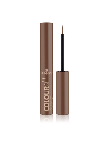 essence COLOUR it! течни очни линии цвят 05 Chocolate Brown 3 мл.