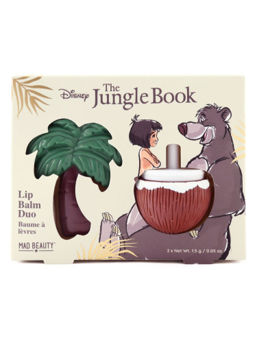 Mad Beauty The Jungle Book Lip Balm Duo балсам за устни 2x1.5 гр.