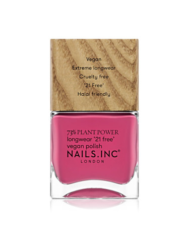 Nails Inc. Plant Power дълготраен лак за нокти цвят U OK HUN? 14 мл.