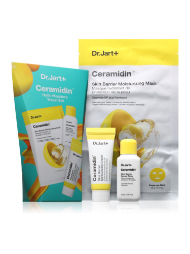 Dr. Jart+ Ceramidin™ Hello Moisture Travel Set комплект за пътуване възстановяващ кожната бариера