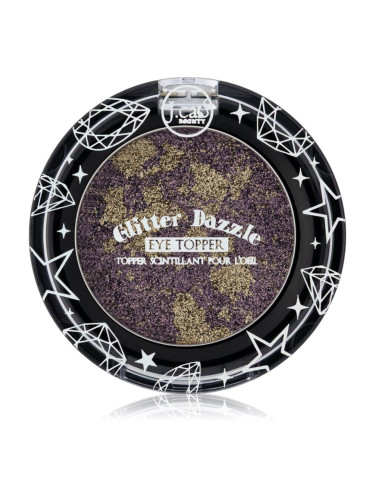 J.Cat Beauty Glitter Dazzle сенки за очи с блясък цвят 103 Purple Rain 1.2 гр.