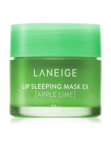 LANEIGE Lip Sleeping Mask нощна регенерираща маска за устни цвят Apple Lime 20 гр.