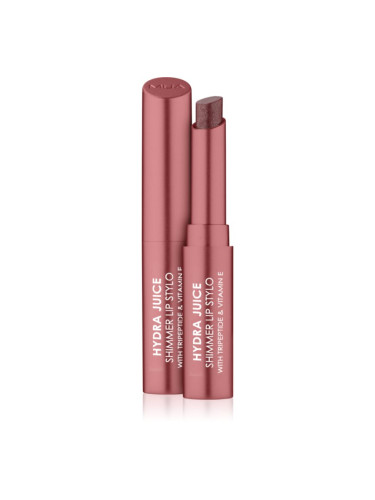 MUA Makeup Academy Hydra Juice Peptide Shimmer Lip Stylo блестящо червило с подхранващ ефект цвят Cherry Kiss 1.5 гр.