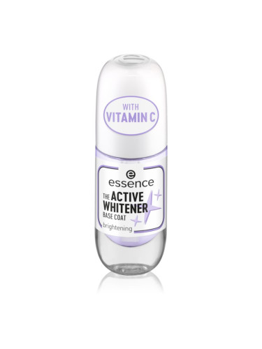 essence Active Whitener базов лак за нокти с избелващ ефект 8 мл.