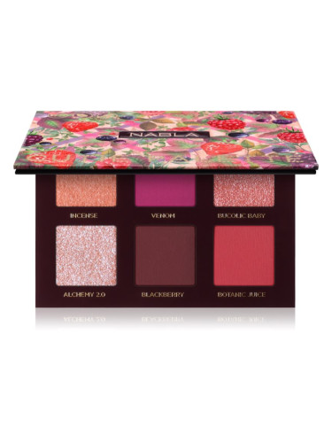 NABLA Cosmetics Cutie Palette палитра сенки за очи цвят Wild Berry 8 гр.