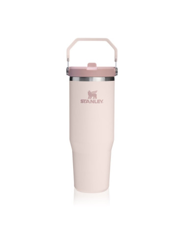 Stanley IceFlow™ Flip Straw Tumbler неръждаема бутилка за вода Rose Quartz 890 мл.