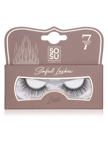 SOSU Cosmetics 7 Deadly Sins Lashes изкуствени мигли Lashes Lust 1 бр.