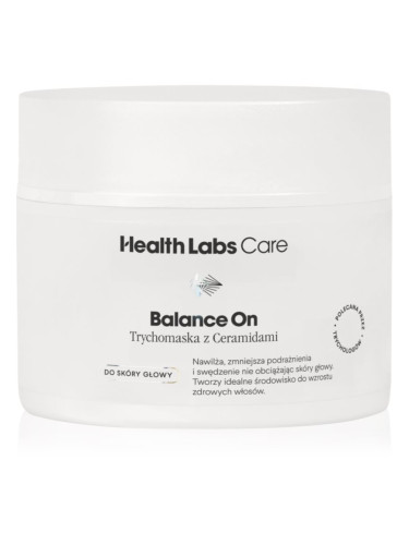 Health Labs Care Balance On Trichomaska with ceramides for the scalp подхранваща и хидратираща маска за коса с церамиди 175 мл.