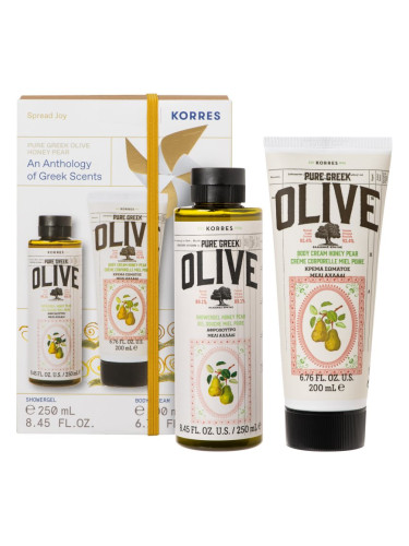 Korres Pure Greek Olive & Honey Pear подаръчен комплект за жени