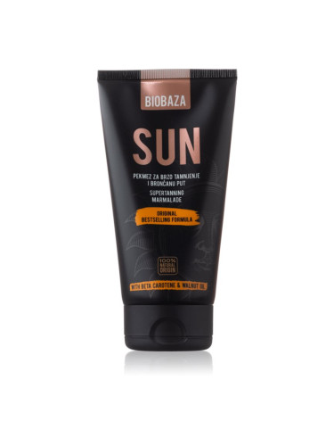 BIOBAZA Sun слънцезащитен крем за защита на тена 150 мл.