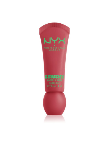 NYX Professional Makeup Smushy Matte Lip Balm балсам за устни с матиращ ефект цвят Snuggle Szn 8 мл.