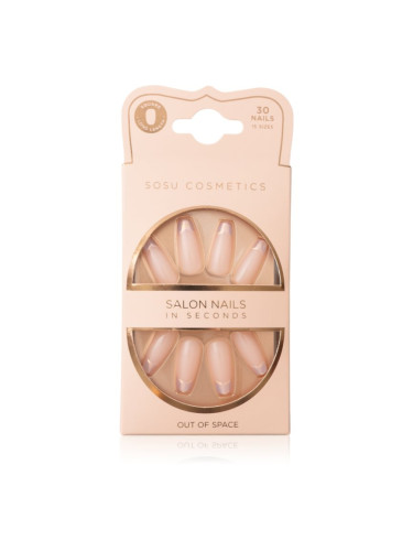 SOSU Cosmetics Salon Nails Изкуствени нокти цвят Out Of Space 30 бр.