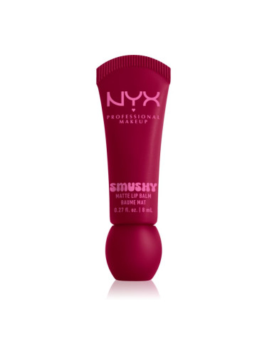 NYX Professional Makeup Smushy Matte Lip Balm балсам за устни с матиращ ефект цвят Squeeze N' Sizzle 8 мл.
