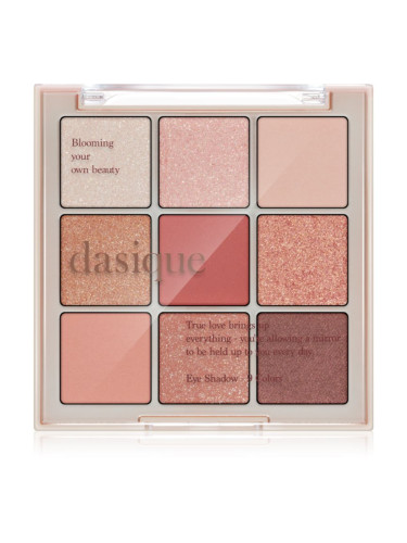 Dasique Eye Shadow Pallete палитра сенки за очи цвят 02 Rose Petal 7 гр.