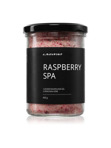 Almara Soap Bath сол за релаксираща вана с аромат Raspberry Spa 450 гр.