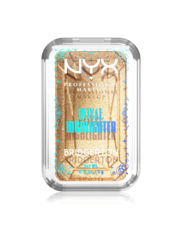 NYX Professional Makeup Bridgerton Royal Highlighter озарител цвят 02 Light Gold 5 гр.