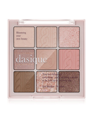 Dasique Eye Shadow Pallete палитра сенки за очи цвят 16 Violet Knit 7 гр.