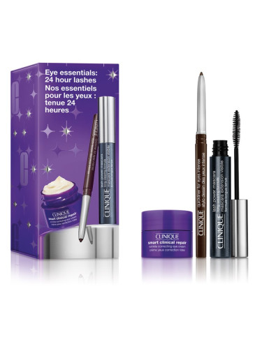Clinique Holiday Eye Essentials: 24 Hour Lashes коледен подаръчен комплект за очи