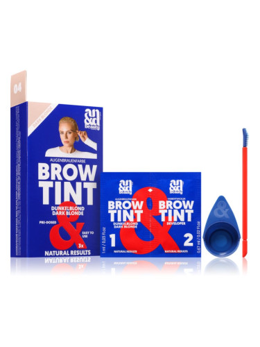 A.N.D. Beauty Brow Tint цвят за вежди цвят Dark Blonde 3x1.67 мл.